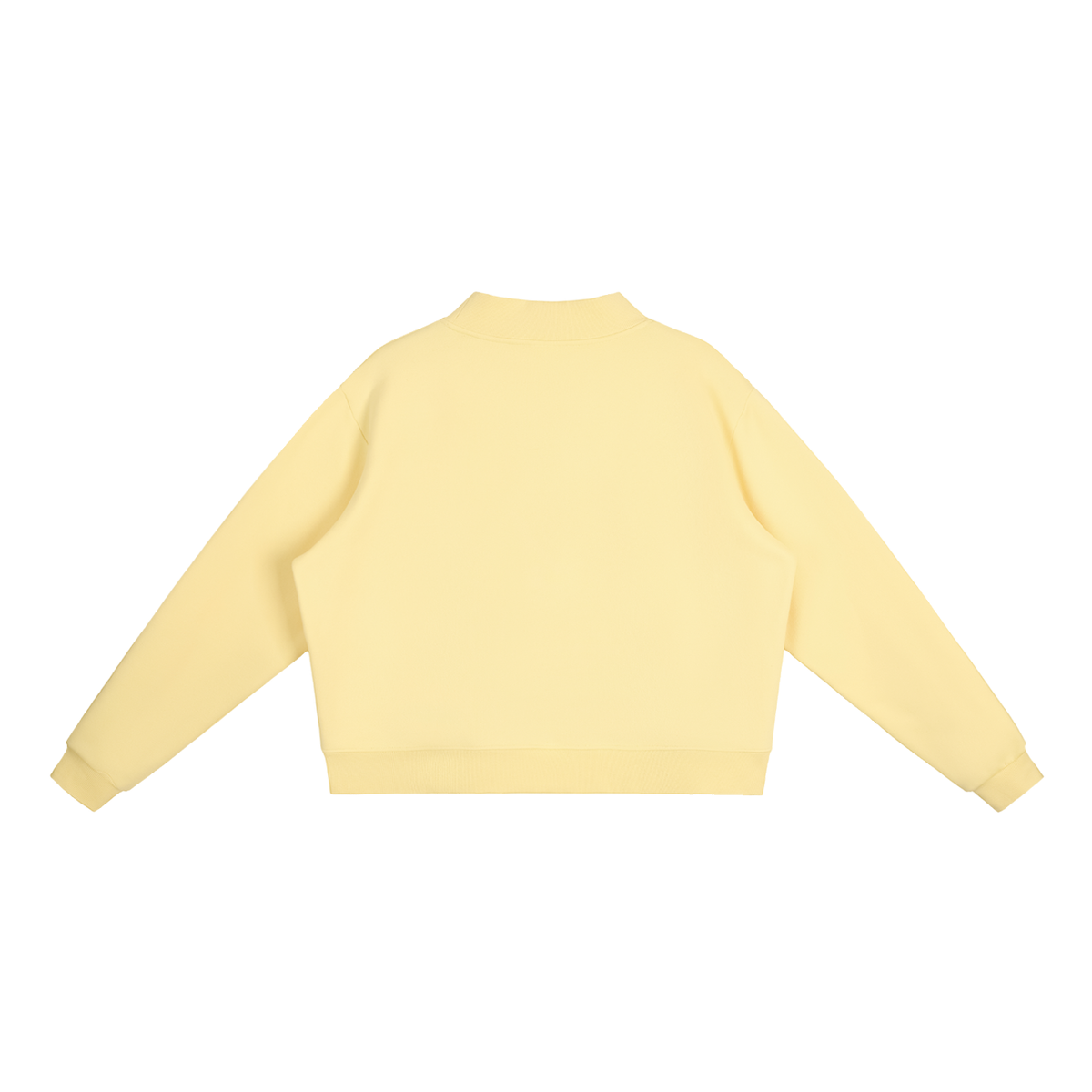 Jesus Fleece Mock-Neck Crew Sweatshirt